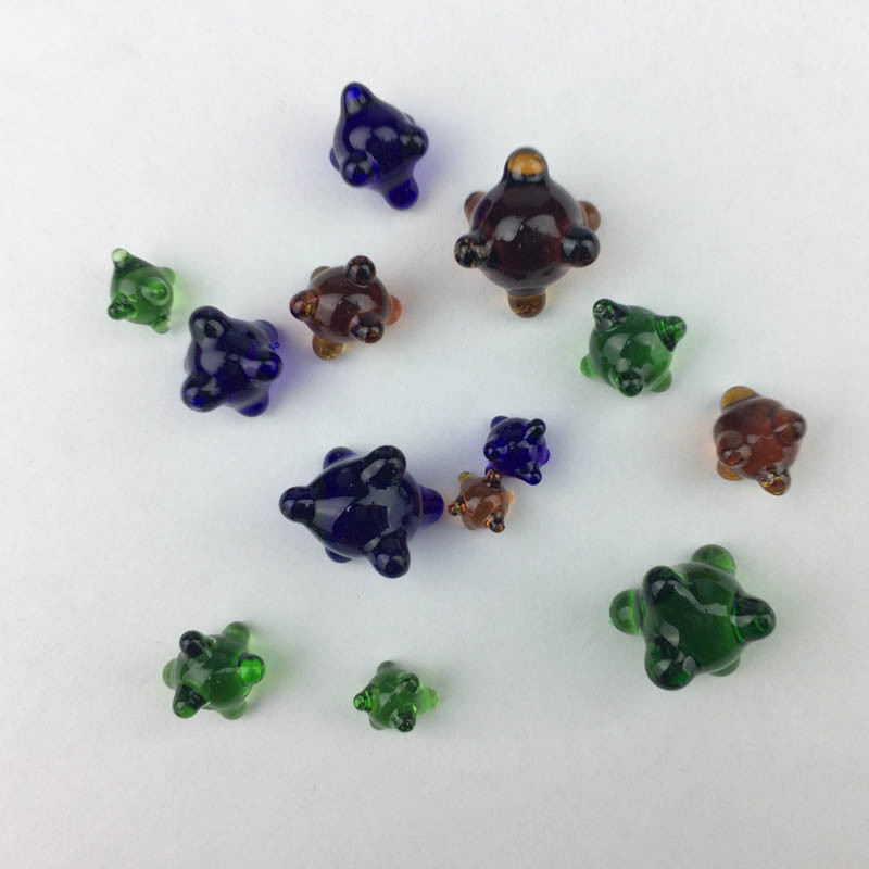 Durable Hand Blown Glass Bongs Accessories Glass Bong Filter Sea Mine Screen