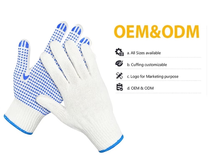 Glued Labor Protection Gloves Are Comfortable And Slip Resistant, With Complete Specifications, Soft And Breathable