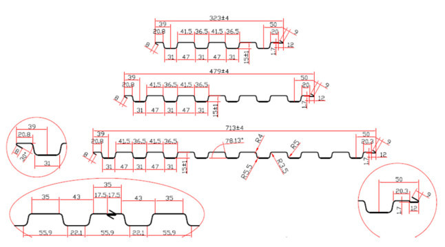 PLC Control Door Frame Roll Forming Machine Slitting / Edge Forming Machine