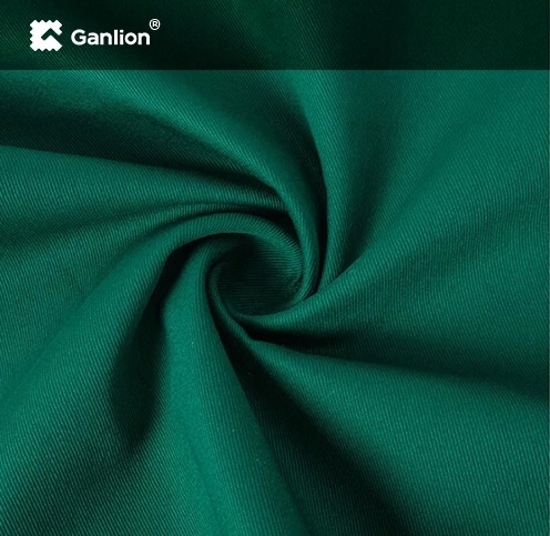 100% Cotton Medical Uniform Fabric Twill 3/1 antibacterial clothing material