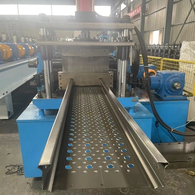 Fully Automatic Scaffolding Board Steel Roll Forming Machine 0-18m/min