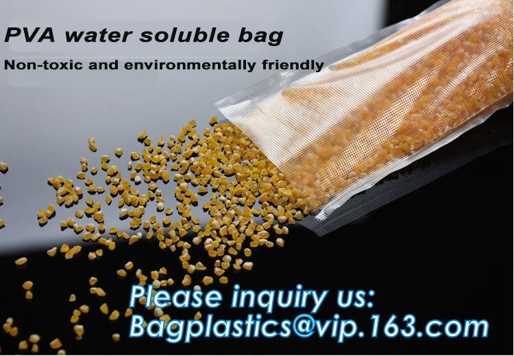 Dissolvable Biodegradable Laundry Bags Water Soluble Liquid Detergent