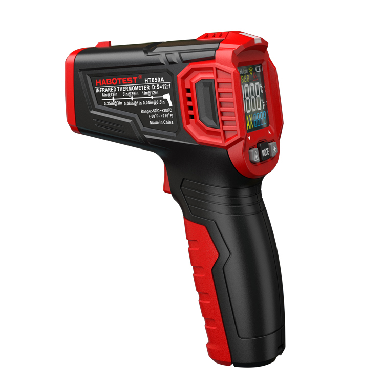 Non Contact Digital Infrared Thermometer HT650C -30 To 550c Habotest