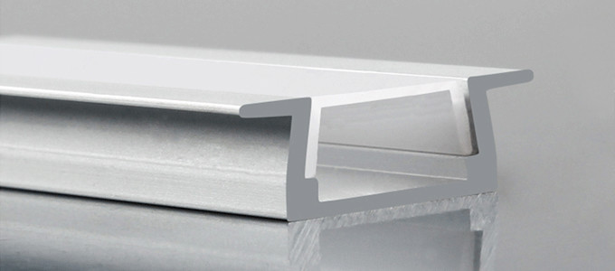 1606B Recessed Aluminium Channel for LED Lights Variety of Styles and Sizes Diffuser Strip for LED