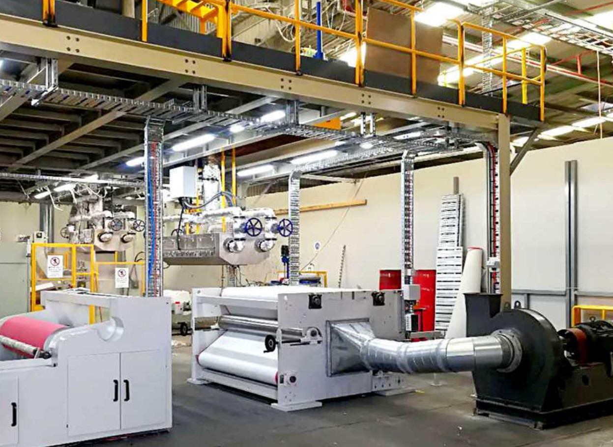 PP 4KW 150M/min Non Woven Fabric Making Machine 120g/m2