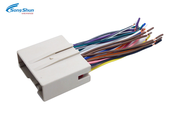 10Pcs Audio Stereo Automotive Electrical Harness Adapter For FORD 1.4-20.0mm