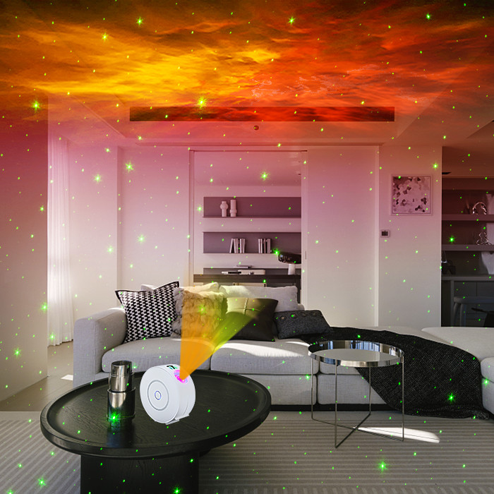 Durable 5W Smart Night Light Projector , RGB Smart WiFi Galaxy Star Light Projector