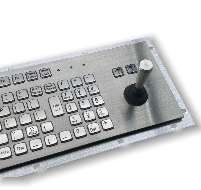 Customized Industrial PC Keyboard With 8 Directions Operating Lever Stick