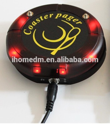Self restaurant system Notify diners with Flash, Beep, Vibration service calling buzzer