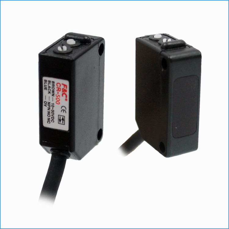12Vdc PNP Through-beam Photoelectric Sensor Switch  4 Wires Transducer