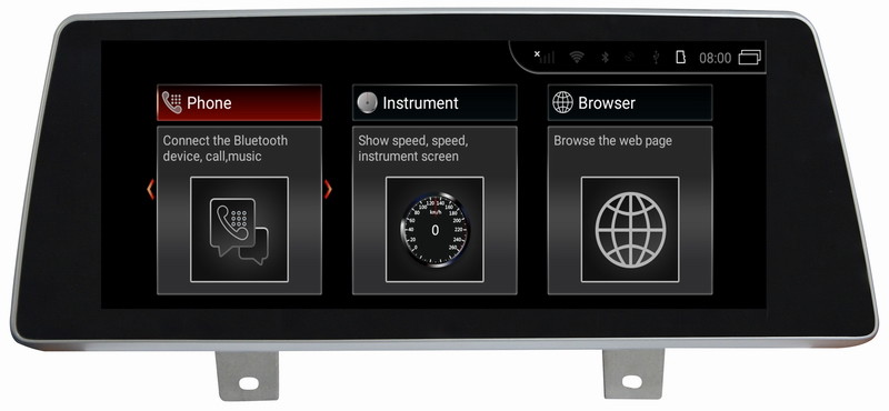 Ouchuangbo car mp3 player for 5er M5G30 G31 G38 F90 6er G32 EVO support BT MP3 mirror link android 8.0 OS 4+32