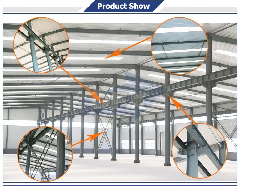 Q235 Prefabricated Steel Structure Workshop Hot Rolled H Beam