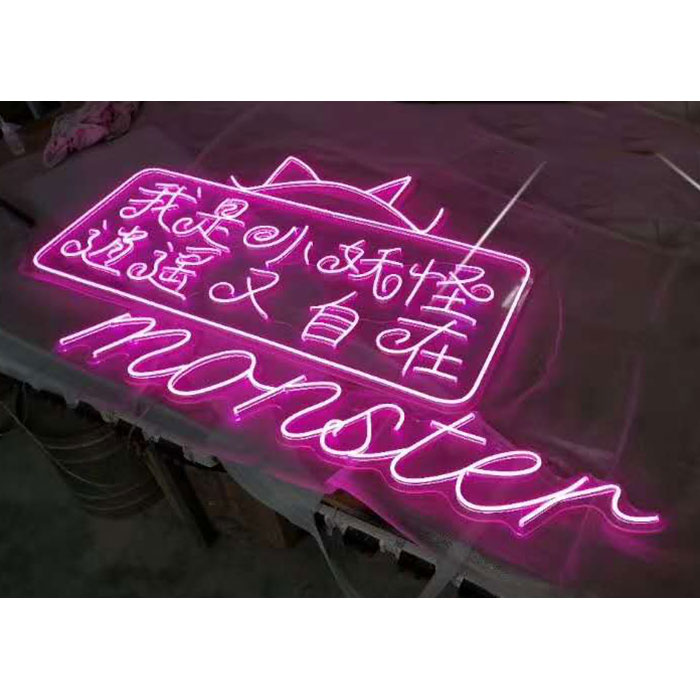Fashion Birthday Party Decor Custom New Quality Led Light Letters Neon Sign