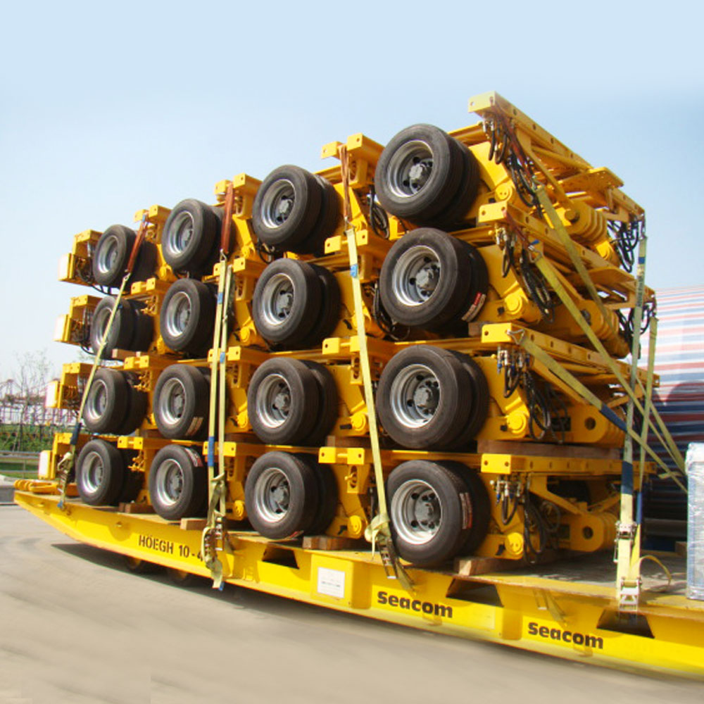 Semi-Trailer Self-Propelled Modular Transporter Trailer for Bridge Beam Transport
