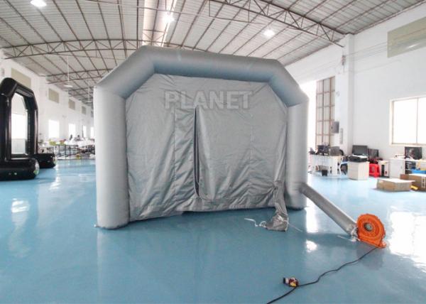 7x4x3m Carbon Filter Paint Inflatable Spray Booth / Portable Car Spray Booth Tent
