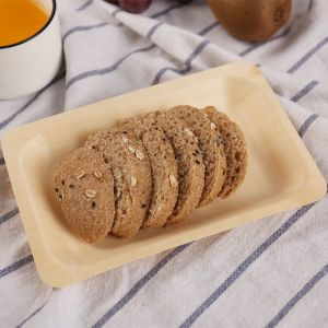Buy cheap OEM Dessert Wooden Rectangular Plates , Sustainable Bamboo Disposable Plates product