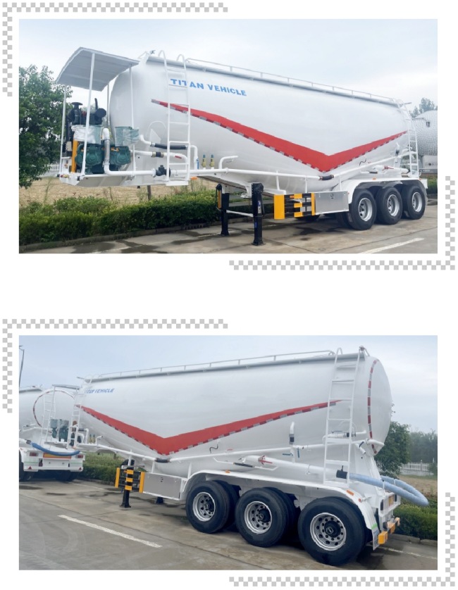 TITAN 3 Axle 40CBM Cement BulkerTtrailer for Sale  Cement Bulker Price