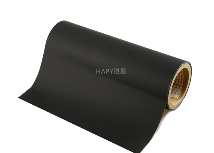 Black Fingerprint Proof Velvet / Soft Touch Matt Thermal Lamination Film For Packaging