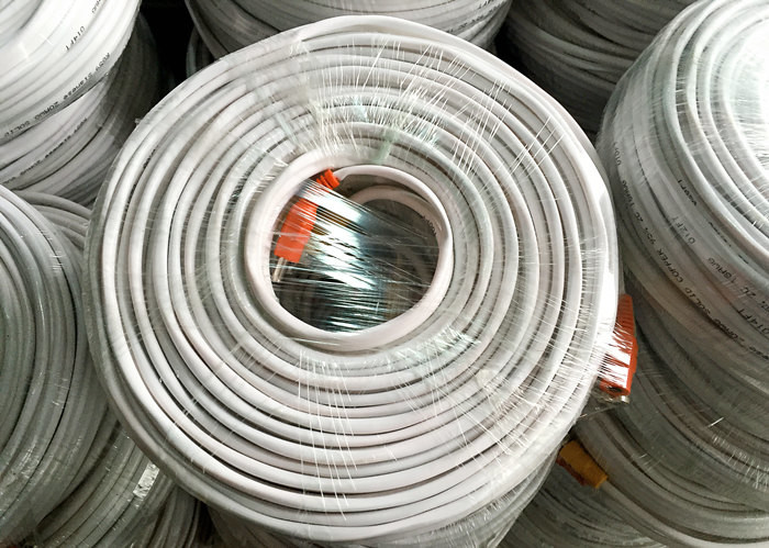 Pre Made RG59+2C Siamese Camera Cable 50Ft 100Ft Patch Cord BNC And DC Plug