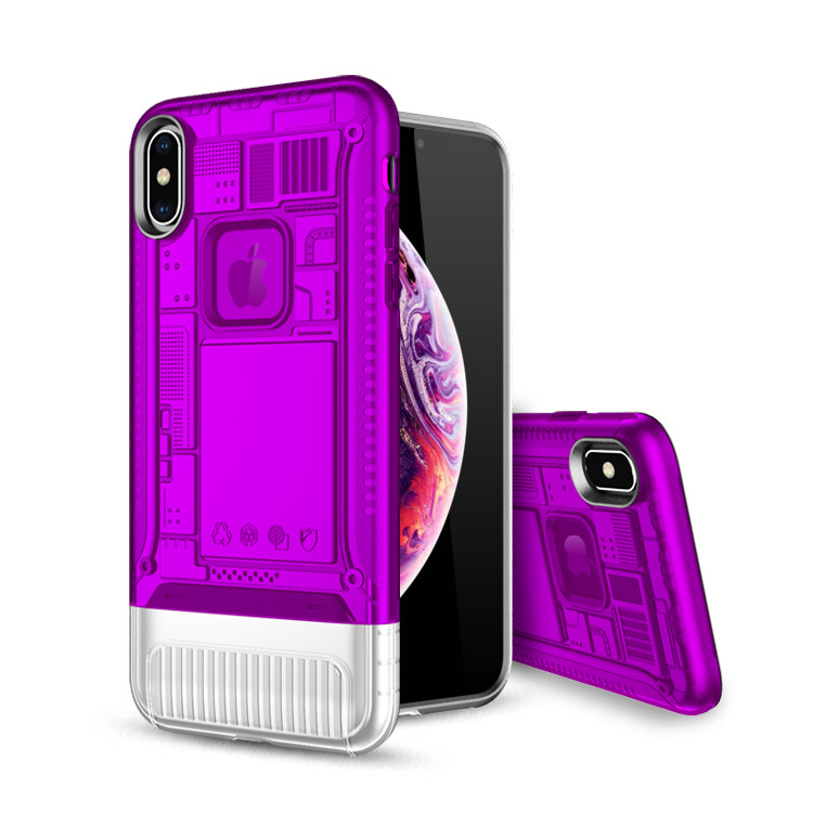 Color Transparent Polar Light PC TPU Protective Case Back Cover For Iphone7Plus IphoneX IphoneXS IphoneXR IphoneXS MAX