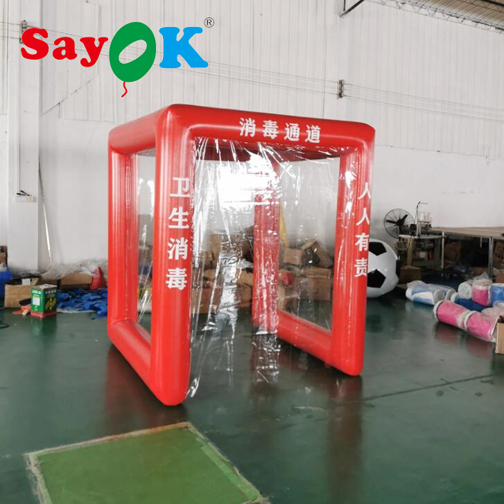 Oxford Cloth Cube Medical Isolation Tent Disinfection Channel For Urgency Rescue