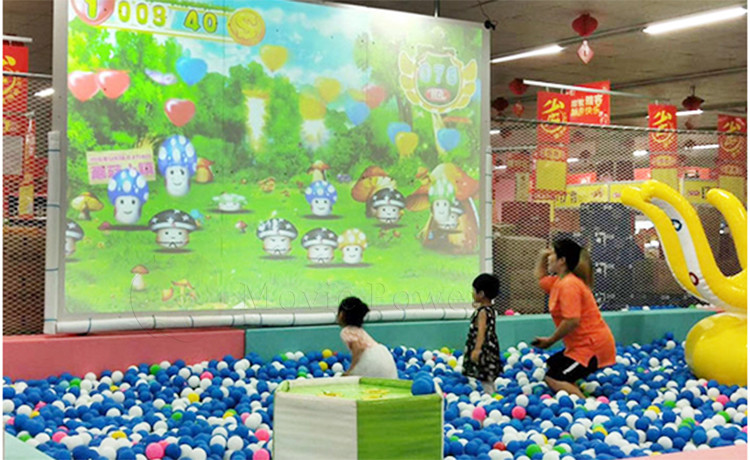 Children Indoor Playground Interactive Wall Projection Game Easy Operated Vr Park Equipment