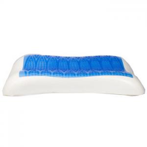 China Winter Warm Gel Infused Memory Foam Pillow , Summer Cool Memory Foam Bed Pillows  on sale