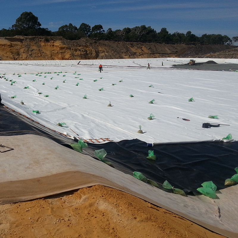 Industrial Style 1mm Geomembrane Pond Liner HDPE Plastic Liner Geomembrane Pond Liner For Fish Pond Made PVC LDPE LLDPE PP Materials For Landfill
