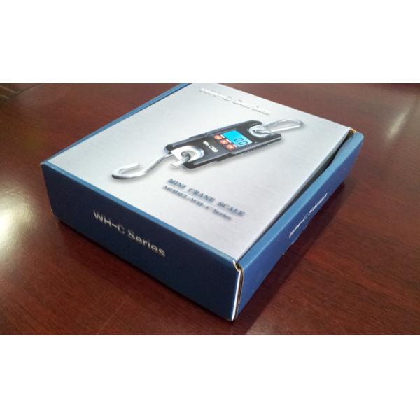 Mini Crane Scale 300kg / 660lbs Industrial Hook With 2 * AAA Batteries Power