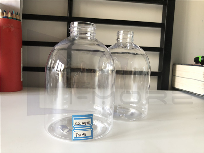 Clear ODM Screen Printing 60ml Pump Container Bottle