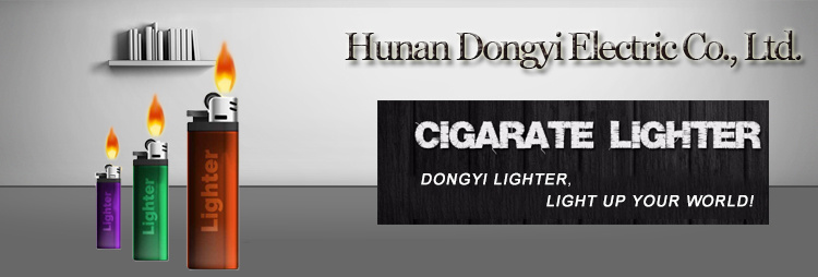 Promotional Price Plastic Refillable Windproof Lighter with LED Lamp