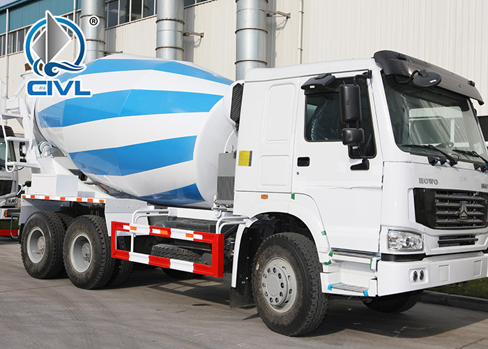 Sinotruk New HOWO 6x4 10m3 Concrete Mixer Truck / Cement Truck LHD Or RHD