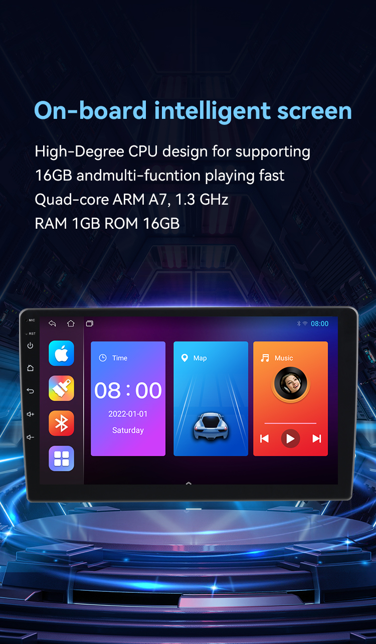 9" Android 11 Car DVD Player Carplay Universal WIFI BT FM/AM DSP DVR Car Radio Pantalla Para automovi Audio Auto Electr