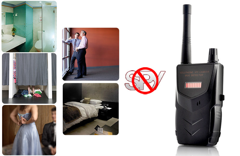 Cellphone Signal Detector 800-1000MHz 1800-2000mHz up tp 40 meters anti tapping