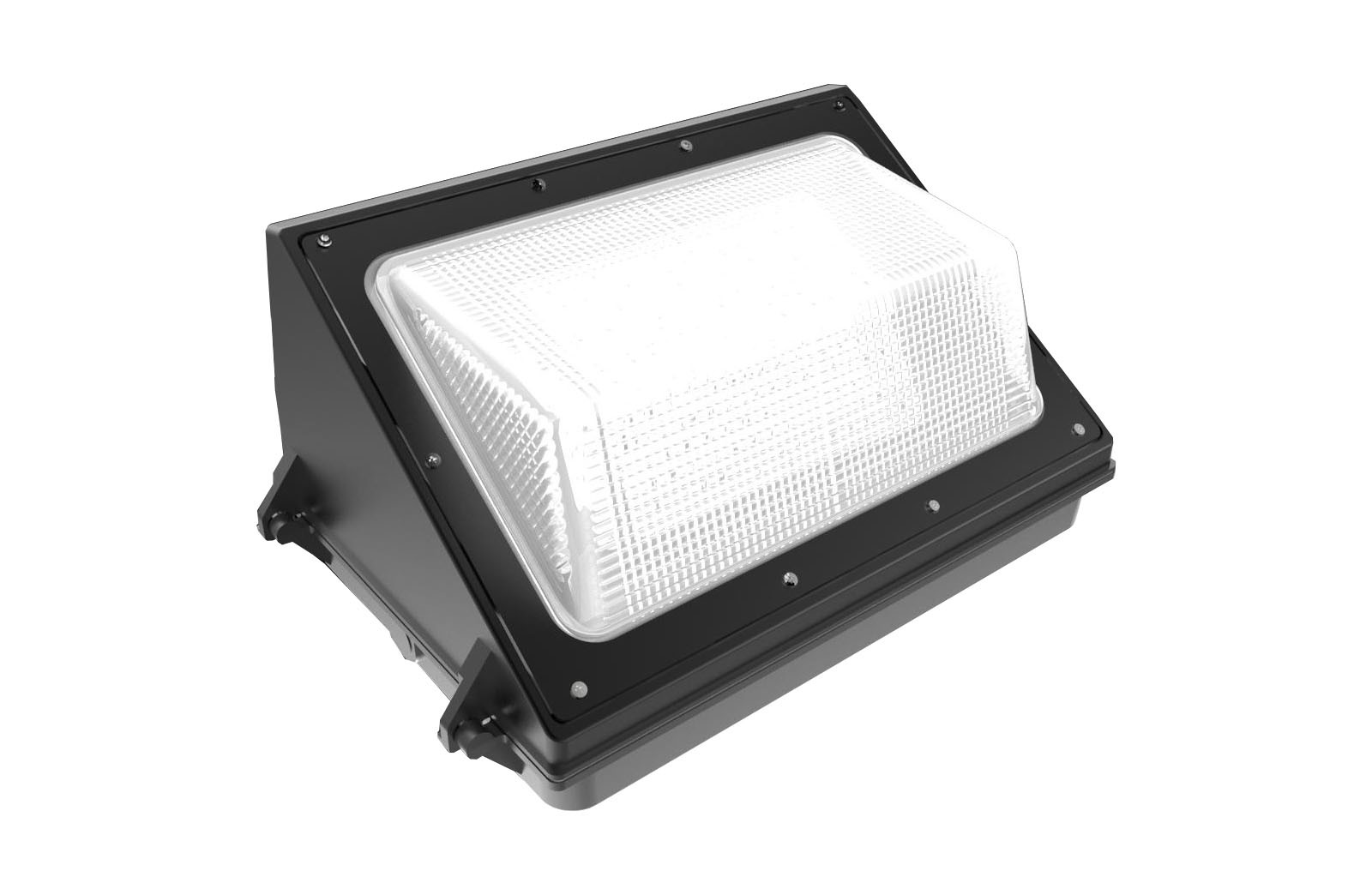 Wall Lighting Fixture Extruded Aluminum Glass Cover Balck Color Garden Lighting DLC Standard