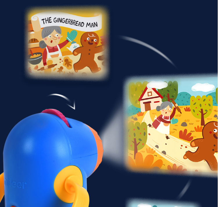 Customized Educational Story Projector Storytelling Flashlight Toys For Kids