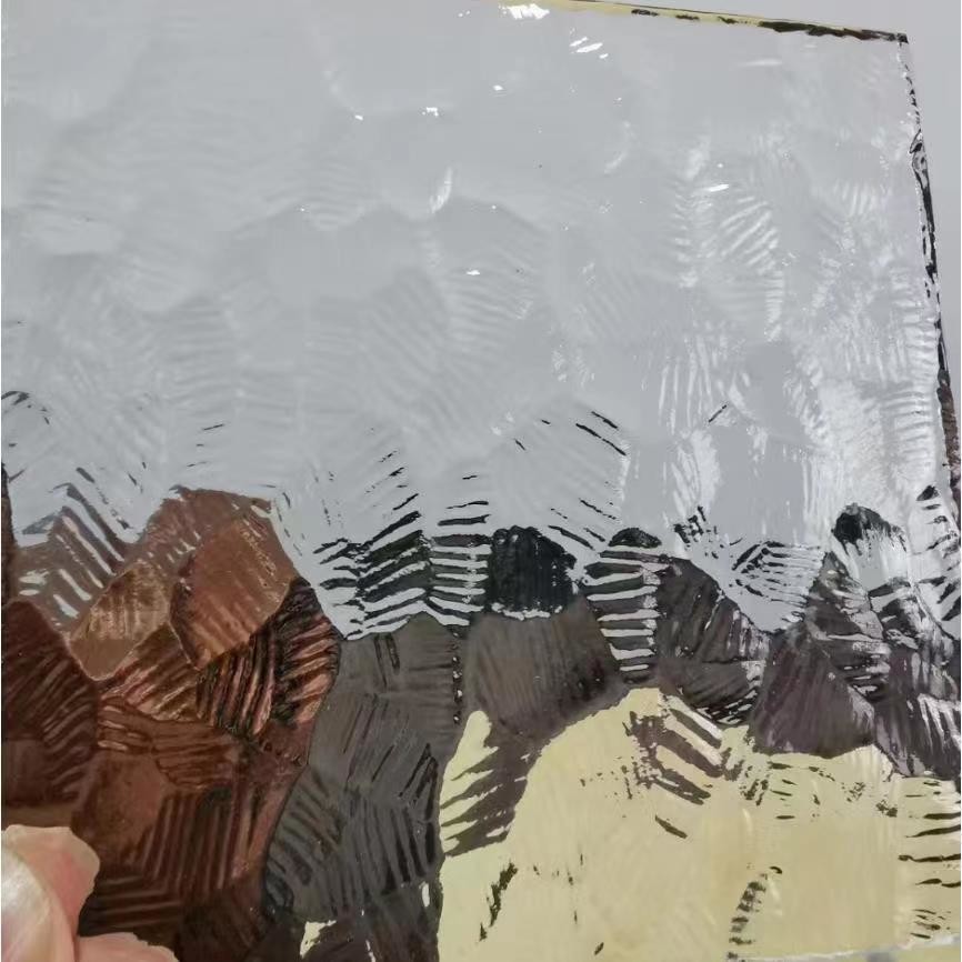 Classic Decorative Patterned Tempered Glass Ultra Clear Translucent Figured Rolled Glass Pattern Glass