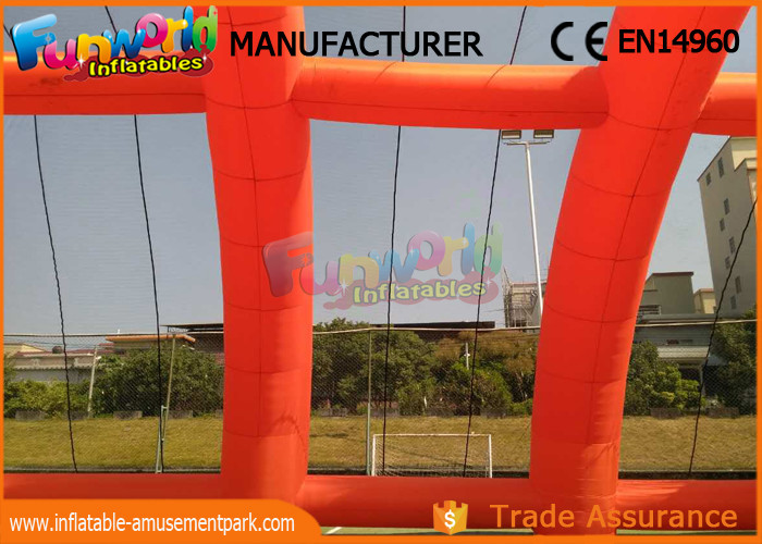 40mx20mx10m Inflatable Party Tent for Paintball Field Orange / White