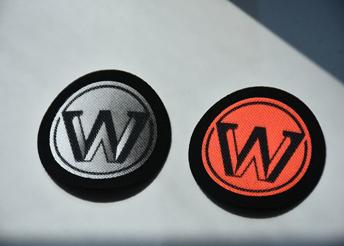 Microfiber Printed Silicone Custom Clothing Patch 1.8mm Transparent