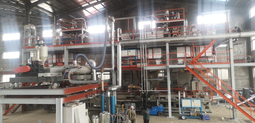 Nonwoven Production Line for Wet Pipes/ Automotive Interiors and Filtration Good Quality Ss Non Woven Production Line PP Spunbond Melt Blown Fabric Machine