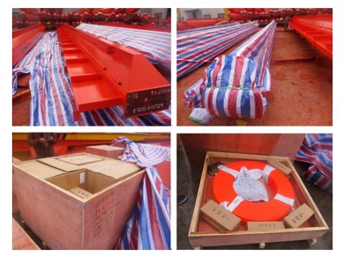 10T Single Girder Electric Hoist EOT Bridge Overhead Crane For Steel Structure Worshop