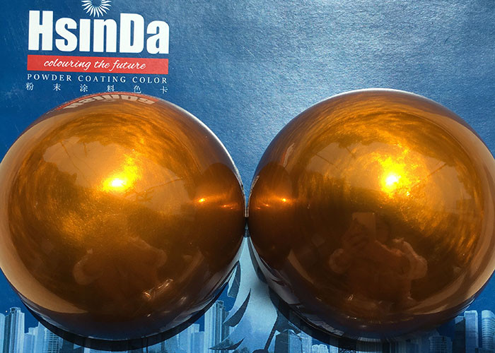 High Temperature Resistance Thin Candy orange Powder Coating For Car Paint