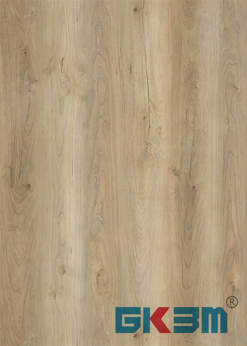 5mm White Cherry Rigid Luxury Vinyl Flooring Plank Fireproof Anti Scratch