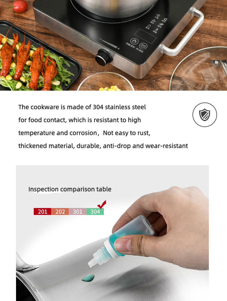 Hot Selling Kitchen Cooking Food Steamer Pot Cookware Cooking Stainless Steel Steamer Pot With Glass Lid