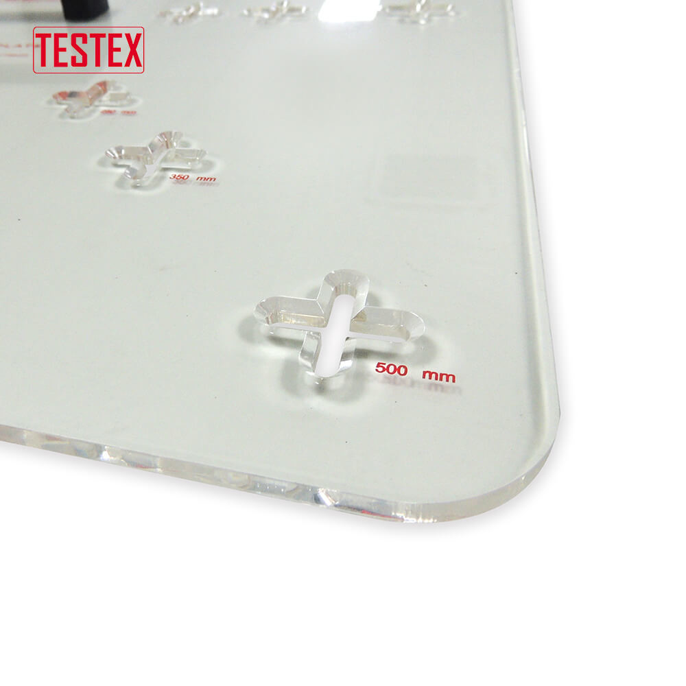 250mm, 350mm, 500mm Template Shrinkage Template Ruler in 610mm x 610mm Frame Size