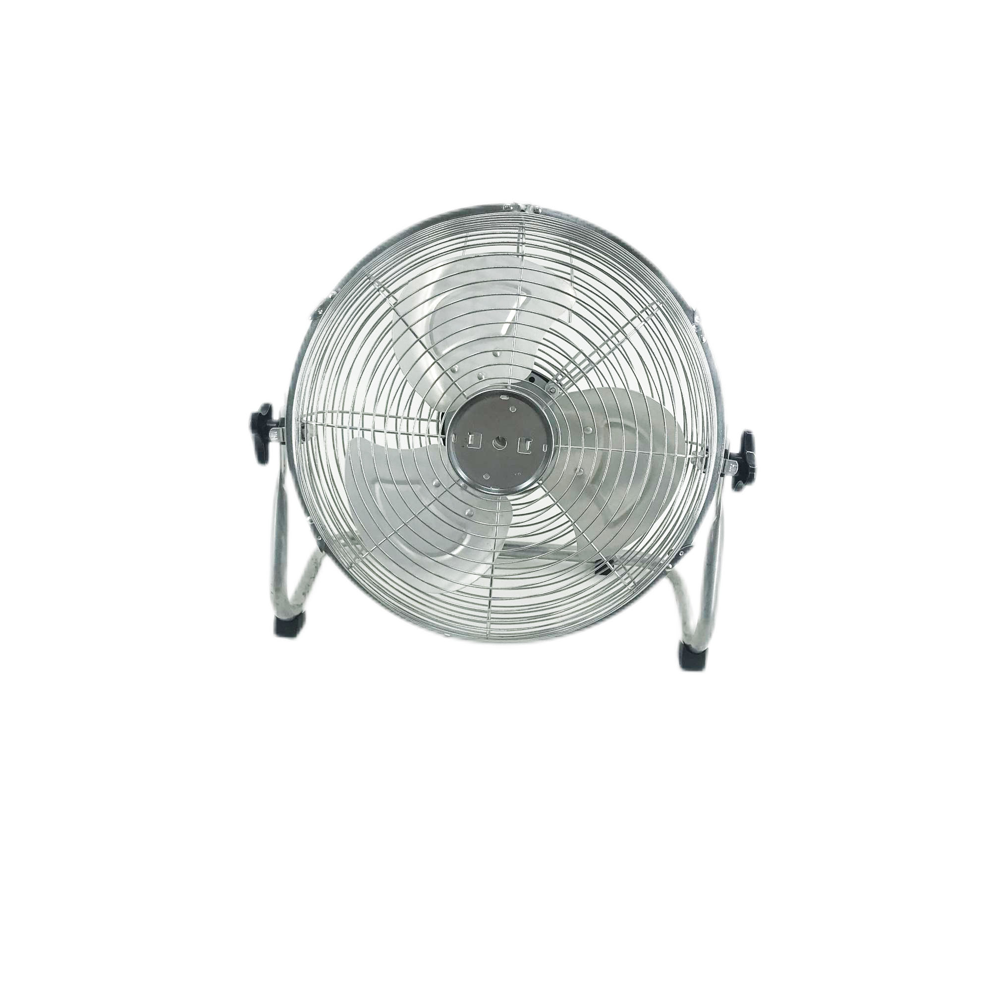 DC Brushless Motor Electric Rechargeable Solar Ground Fan With Usb And Solar Panel