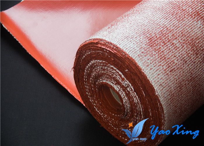Heavy Duty Silicone Coated Fiberglass Cloth For Heat Resistance And Insulation Sleeve