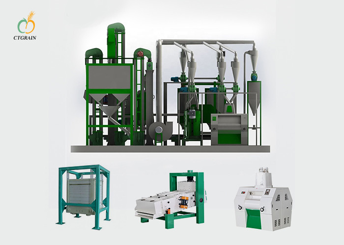 ODM Factory China Wheat Maize Corn Flour Meal Grits Processing Milling Machine Mill
