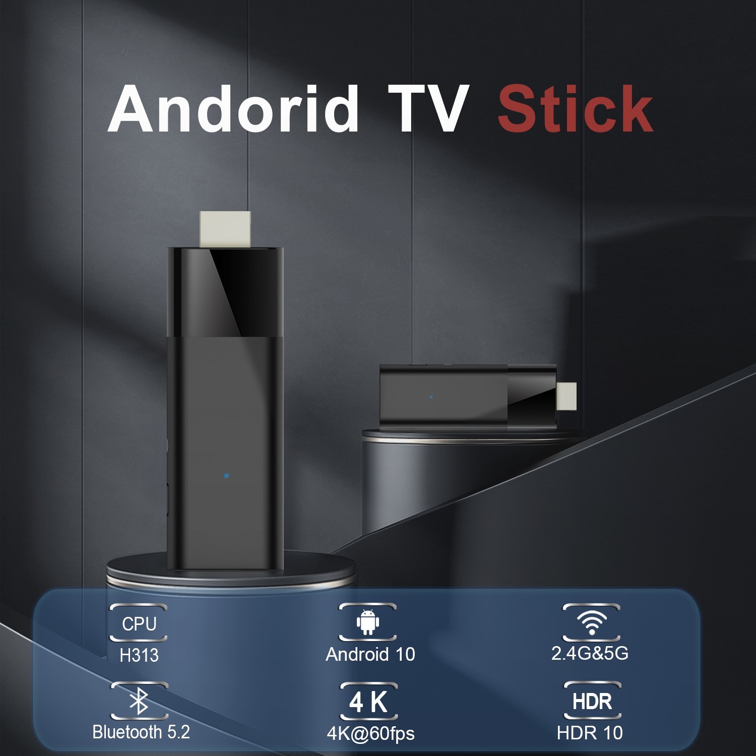 IPTV Box Android TV Stick DIY Smart TV Stick Q6 Allwinner H313 2GB RAM 16GB ROM