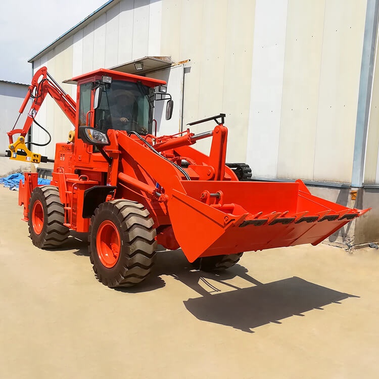 Professional Design Backhoe Loader with 37 KW Power and 4800 kg Weight